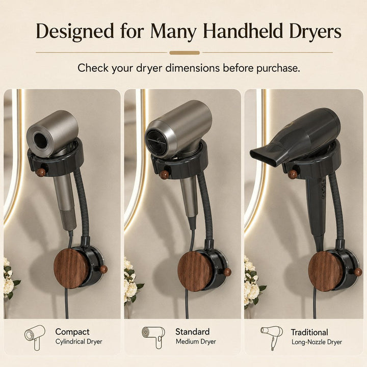 Hands-Free Pet Grooming Hair Dryer Holder for At-Home Bath Time