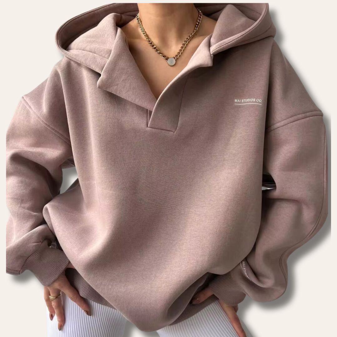 Hooded Oversized Jumper for Women, image 5