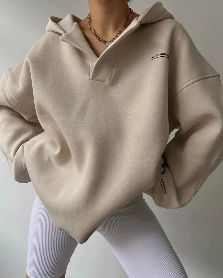 Hooded Oversized Jumper for Women, image 10