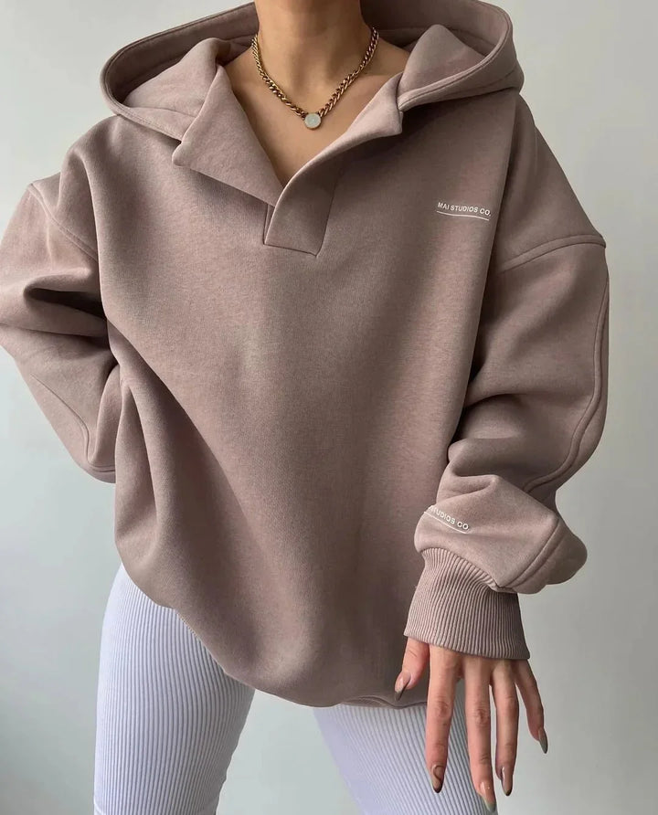 Hooded Oversized Jumper for Women, image 11