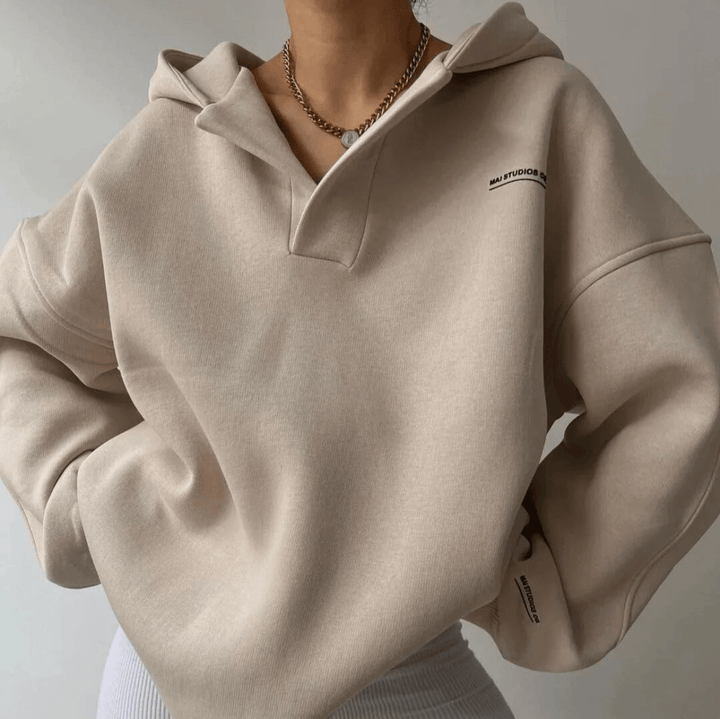 Hooded Oversized Jumper for Women, image 6