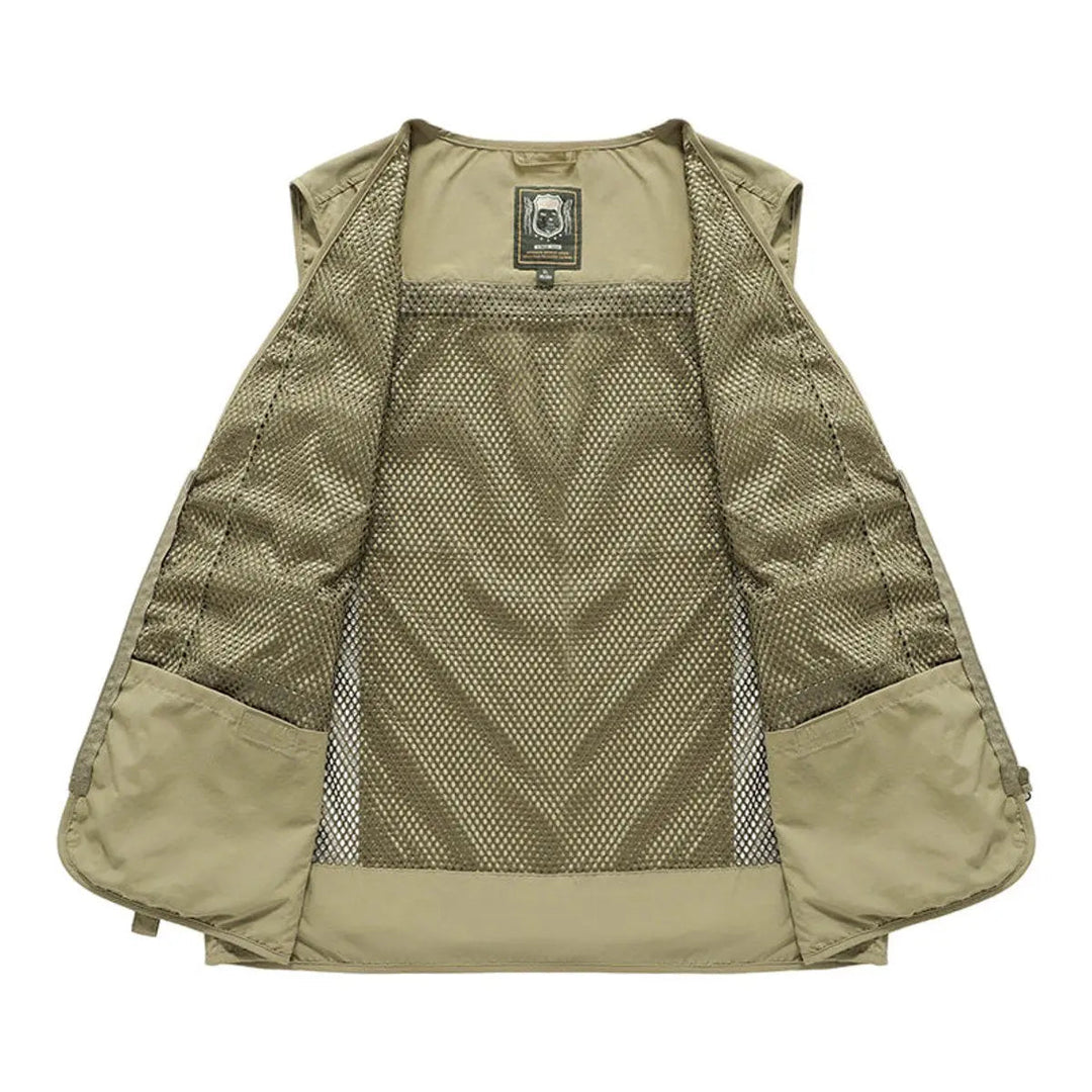 Men's Gilet Multi-Pocket Lightweight Outdoor Fishing Vest