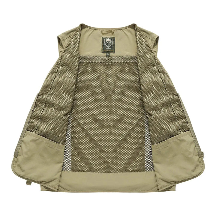 Men's Gilet Multi-Pocket Lightweight Outdoor Fishing Vest