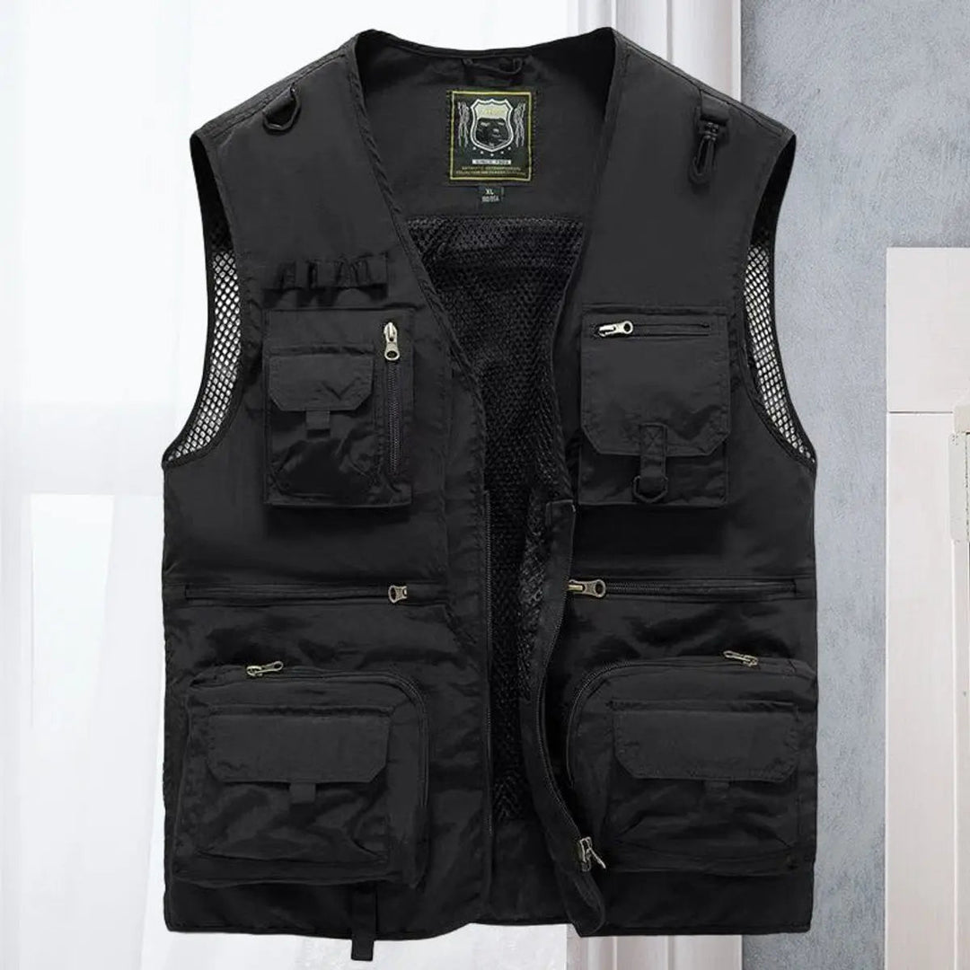 Men's Gilet Multi-Pocket Lightweight Outdoor Fishing Vest