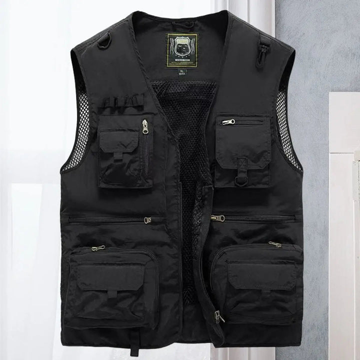 Men's Gilet Multi-Pocket Lightweight Outdoor Fishing Vest