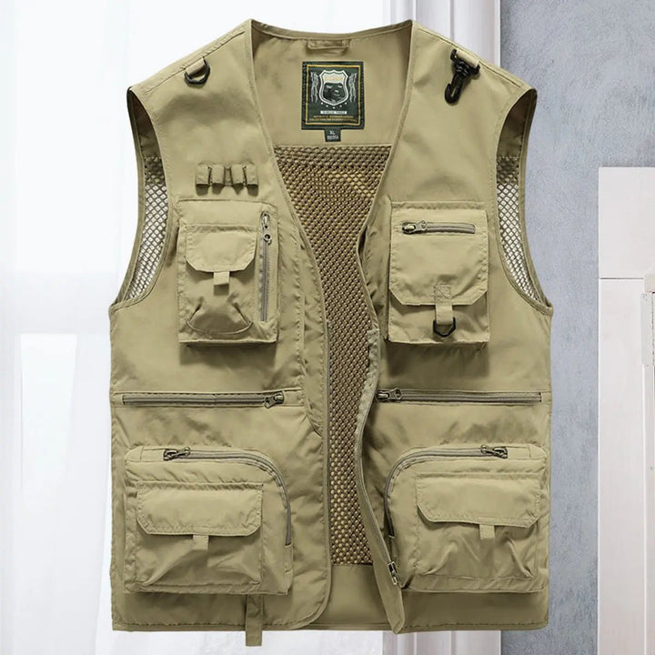 Men's Gilet Multi-Pocket Lightweight Outdoor Fishing Vest