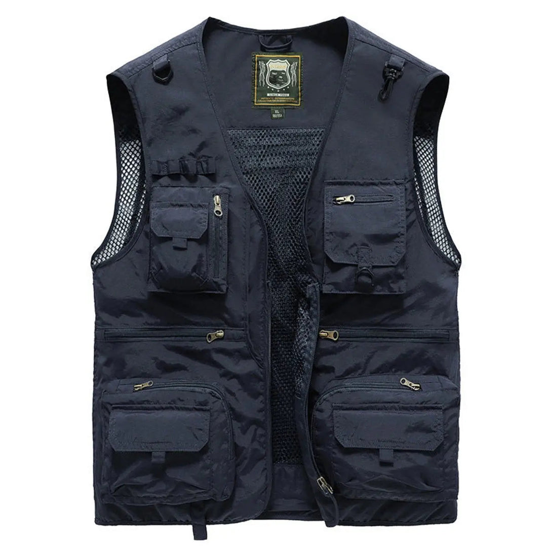 Men's Gilet Multi-Pocket Lightweight Outdoor Fishing Vest
