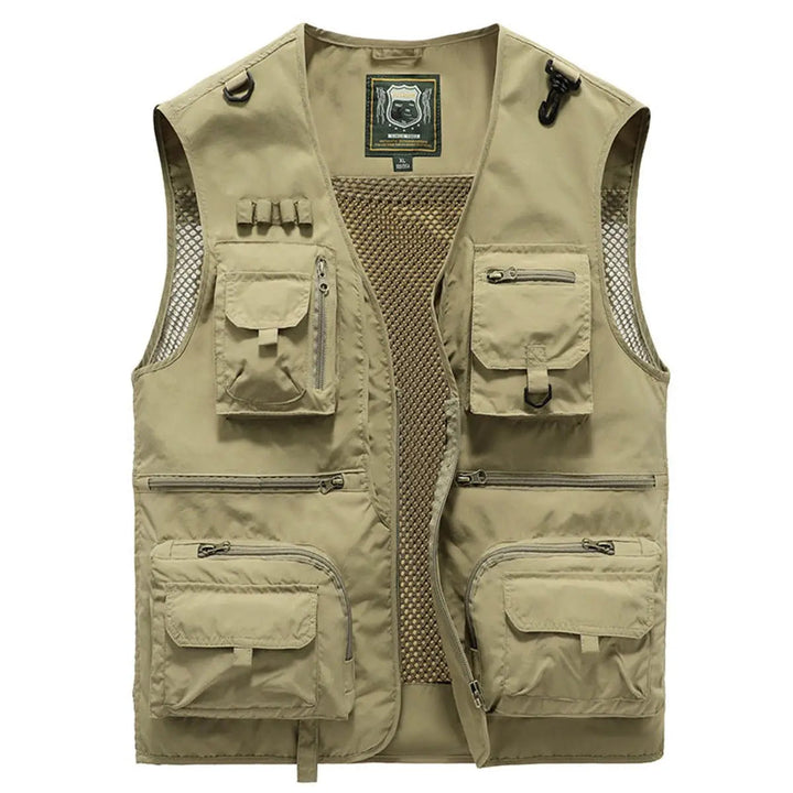 Men's Gilet Multi-Pocket Lightweight Outdoor Fishing Vest