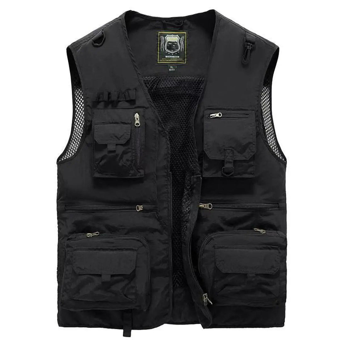 Men's Gilet Multi-Pocket Lightweight Outdoor Fishing Vest