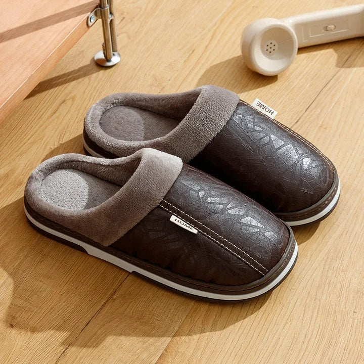 Men's Lined Loafers in Brown