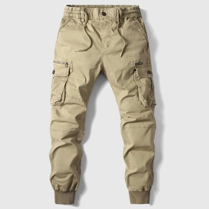 Men's Slim Fit Cargo Joggers with Utility Pockets