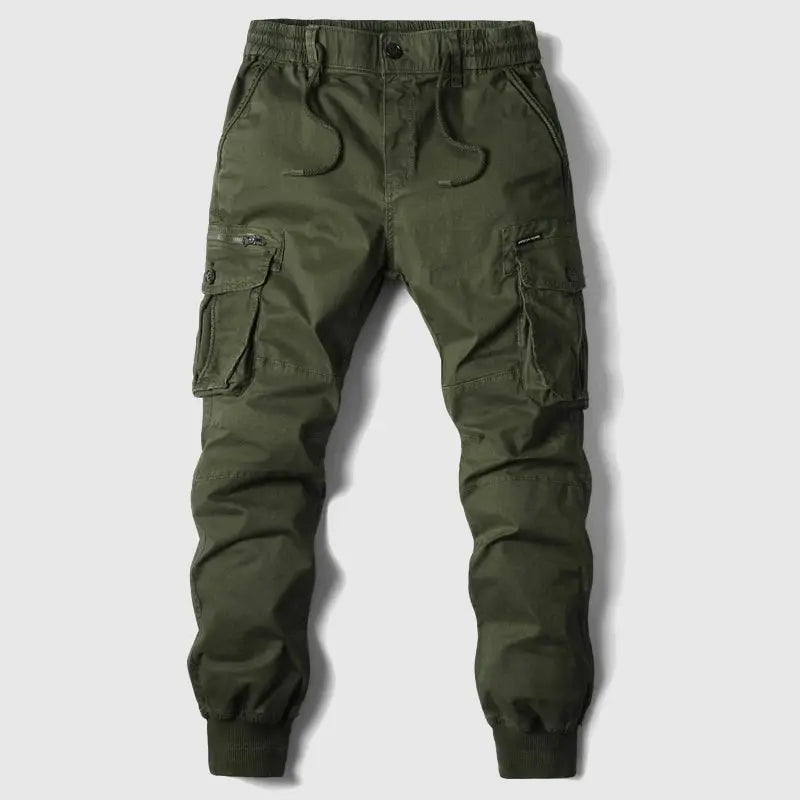 Men's Slim Fit Cargo Joggers with Utility Pockets