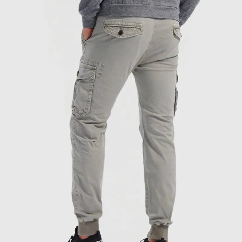 Men's Slim Fit Cargo Joggers with Utility Pockets