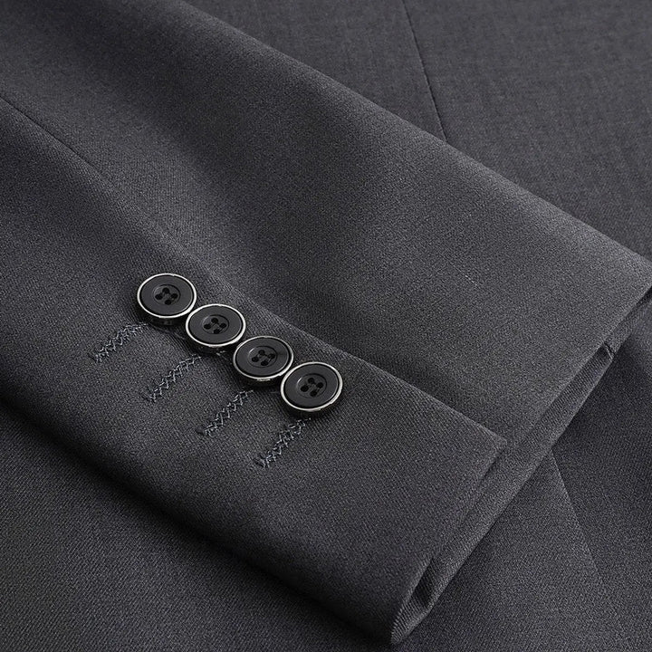 Men's Smart-Casual Single-Breasted Standard-Fit Blazer Jacket