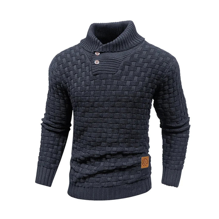 Men's Lined Jumper in Dark Grey