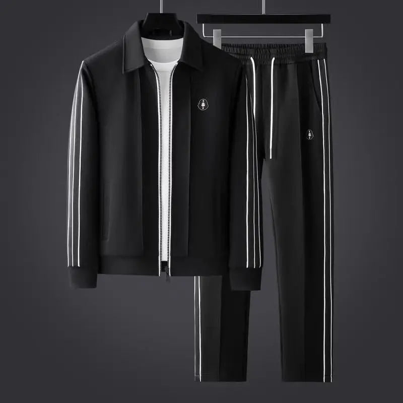Men's Tracksuit Set Zip-Up Jacket Joggers