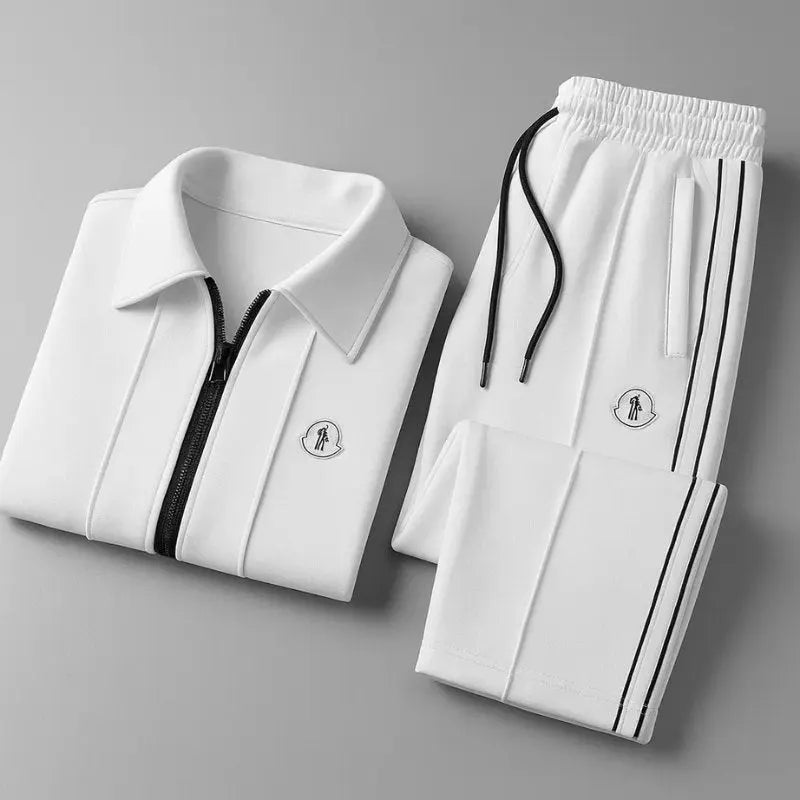 Men's Tracksuit Set Zip-Up Jacket Joggers