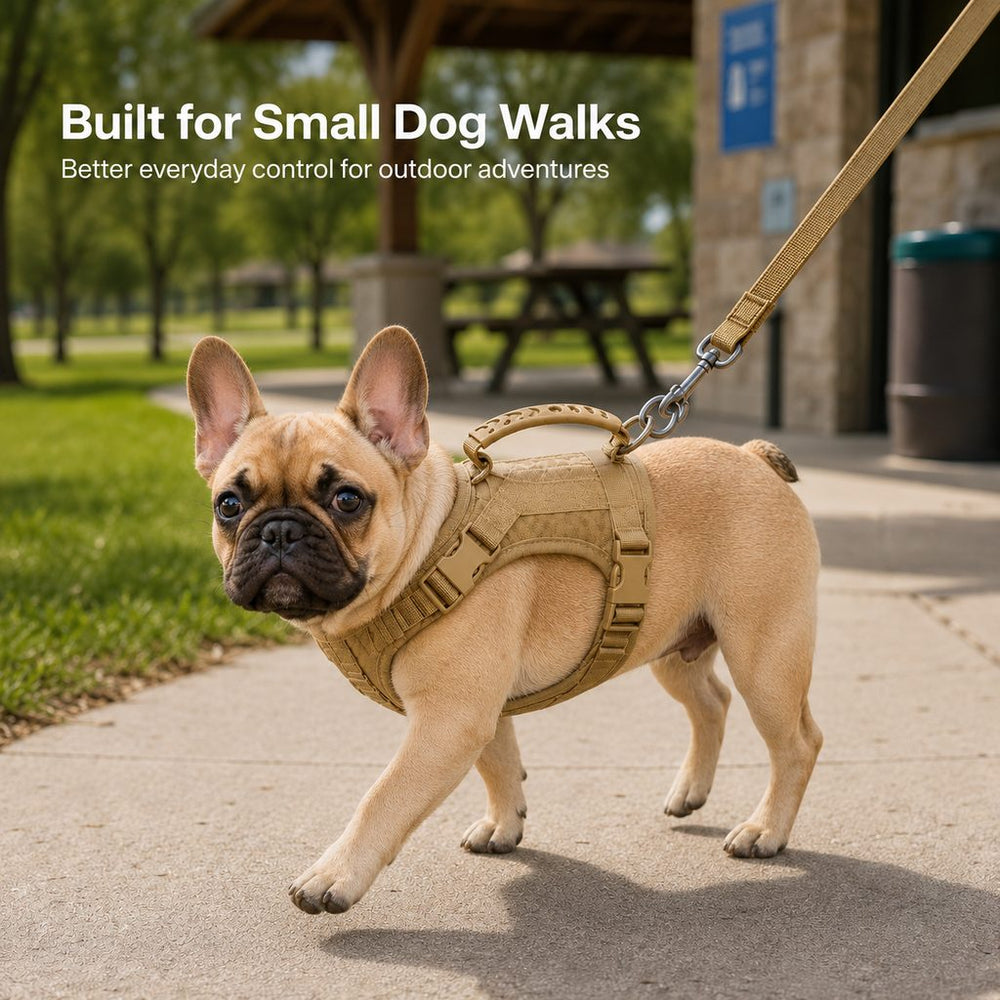 Mini Tactical Pet Harness Vest for Cats & Small Dogs