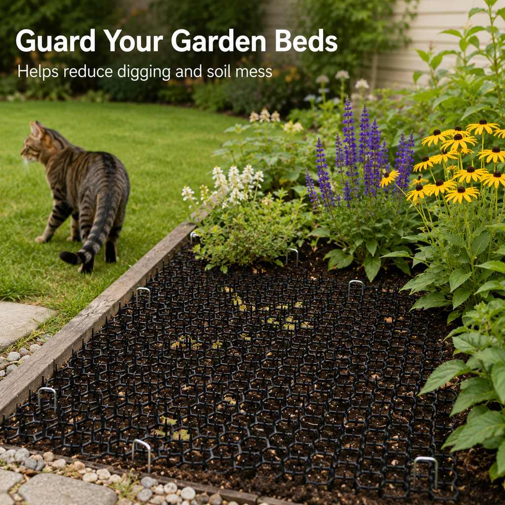 Modular Cat Deterrent Mats for Sofas & Gardens | Helps Stop Scratching & Digging