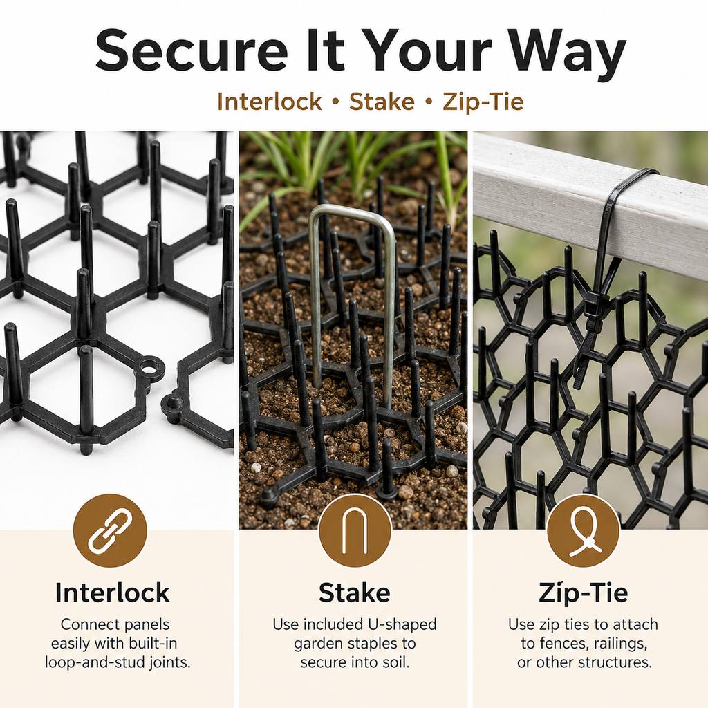 Modular Cat Deterrent Mats for Sofas & Gardens | Helps Stop Scratching & Digging