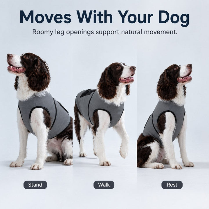 Dog Comfort Wrap Vest for Thunderstorms, Fireworks & Travel