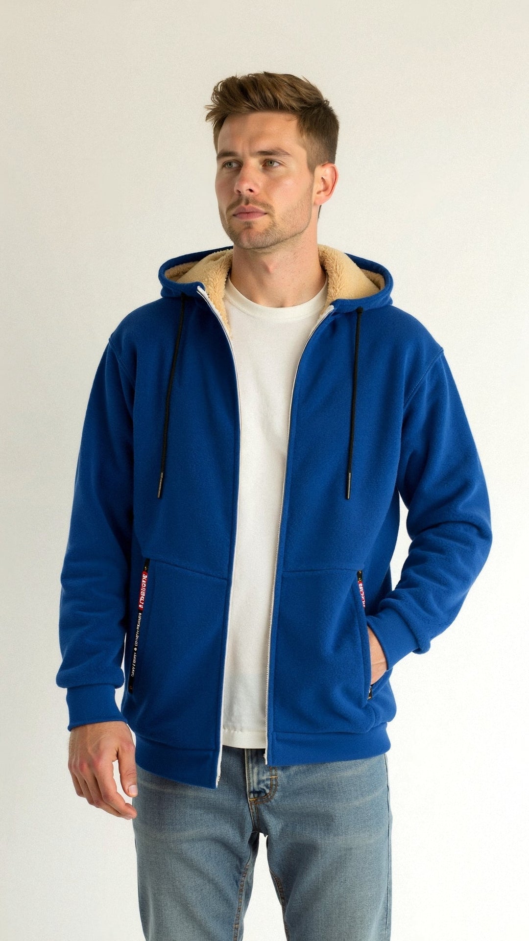 Lined Hooded Sweatshirt for Men, image 13