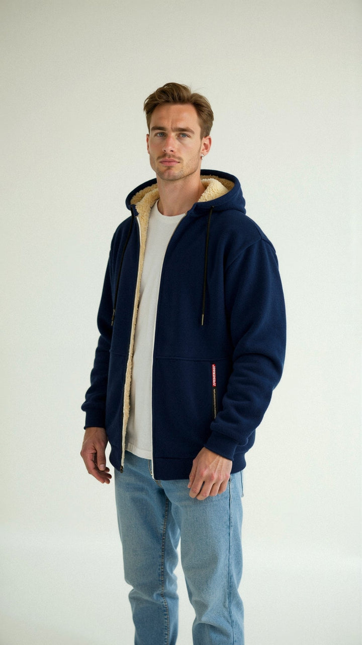Lined Hooded Sweatshirt for Men, image 11