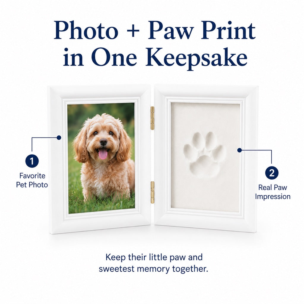 Pet Paw Print Frame Kit for Dogs & Cats