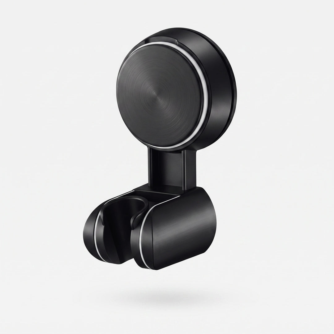 No Drill Shower Head Holder with Adjustable Angle and Suction Wall Mount