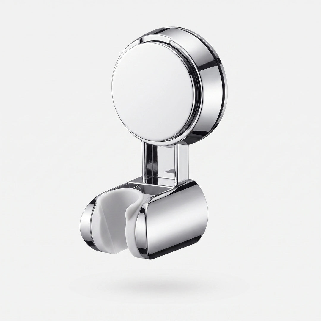 No Drill Shower Head Holder with Adjustable Angle and Suction Wall Mount