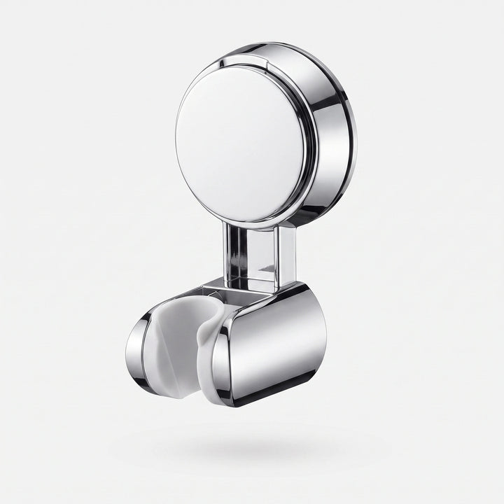 No Drill Shower Head Holder with Adjustable Angle and Suction Wall Mount