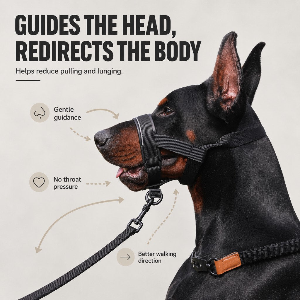 No-Pull Dog Head Halter for Daily Walks