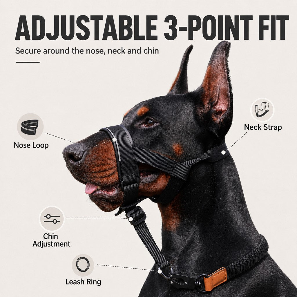 No-Pull Dog Head Halter for Daily Walks