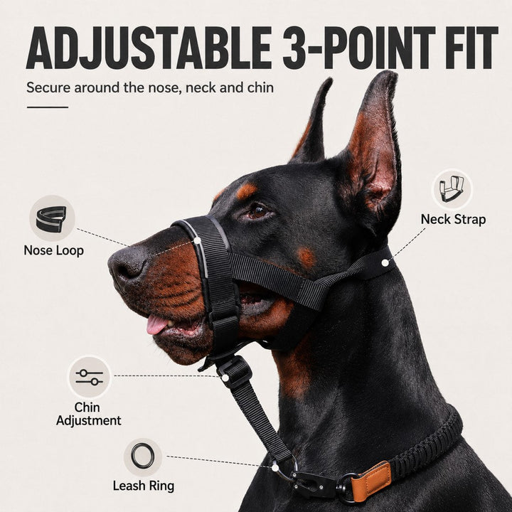 No-Pull Dog Head Halter for Daily Walks