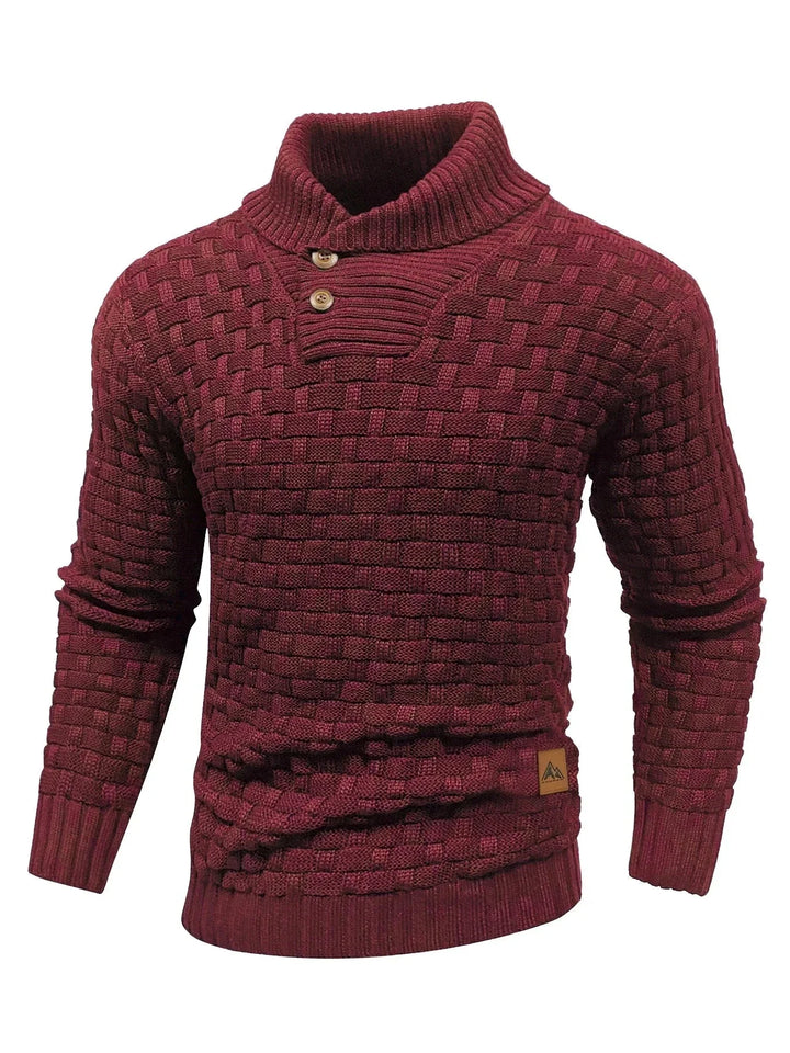 Men's Lined Jumper in Dark Grey, image 1