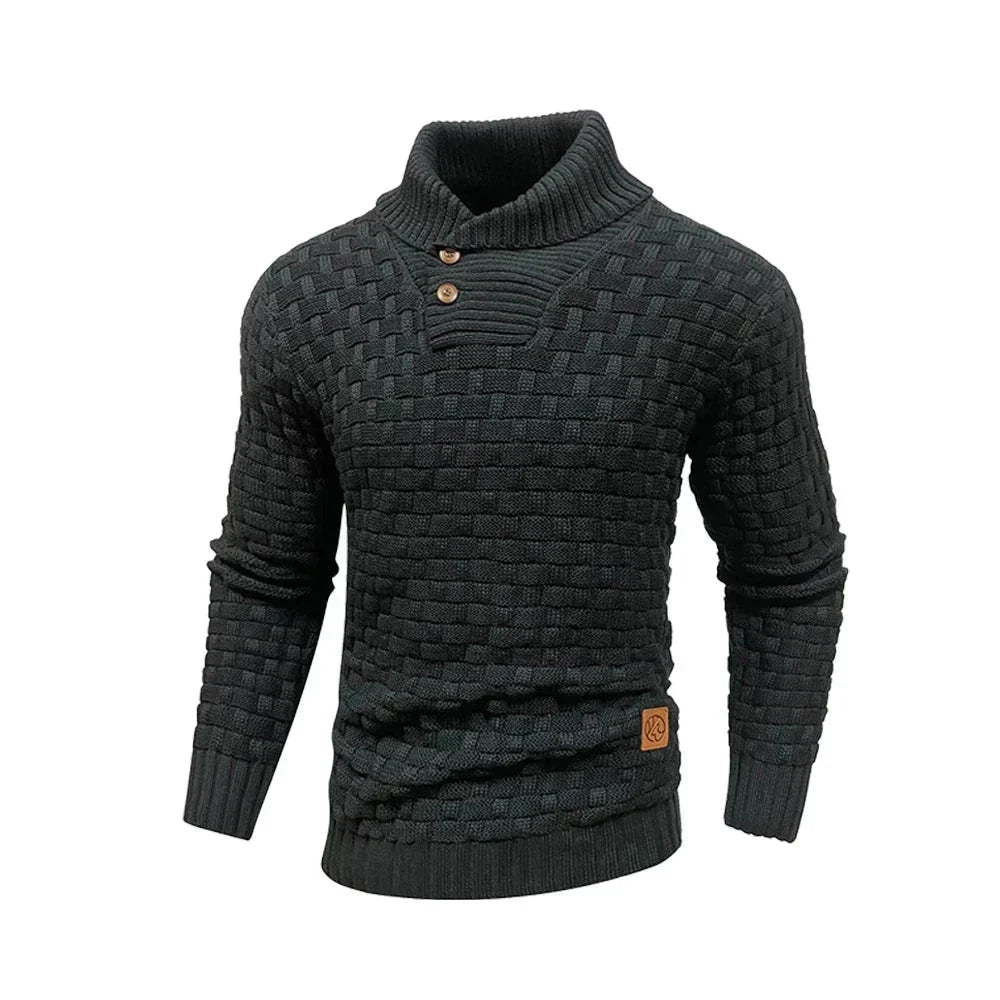 Men's Lined Jumper in Black