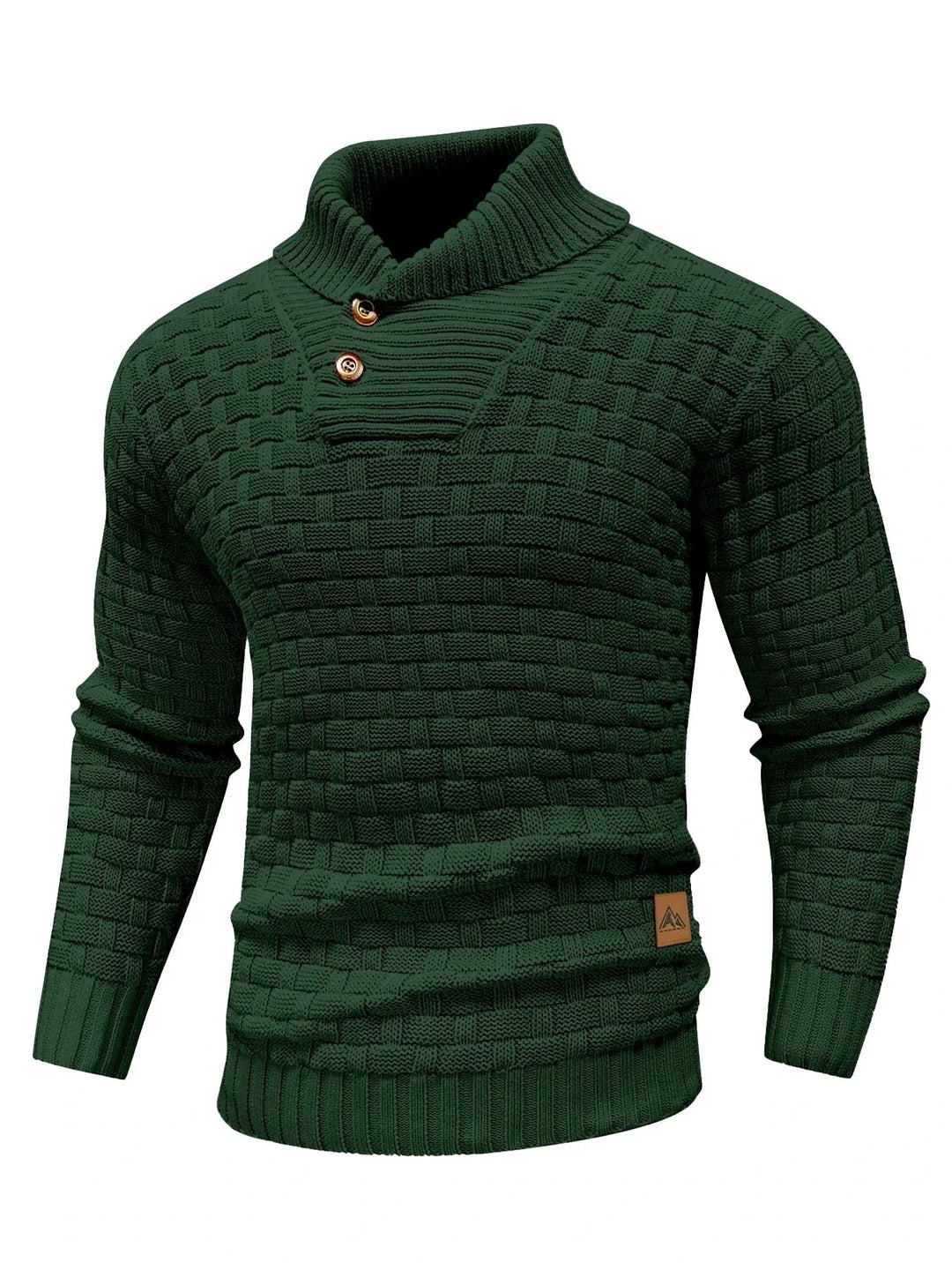 Men's Lined Jumper in Green