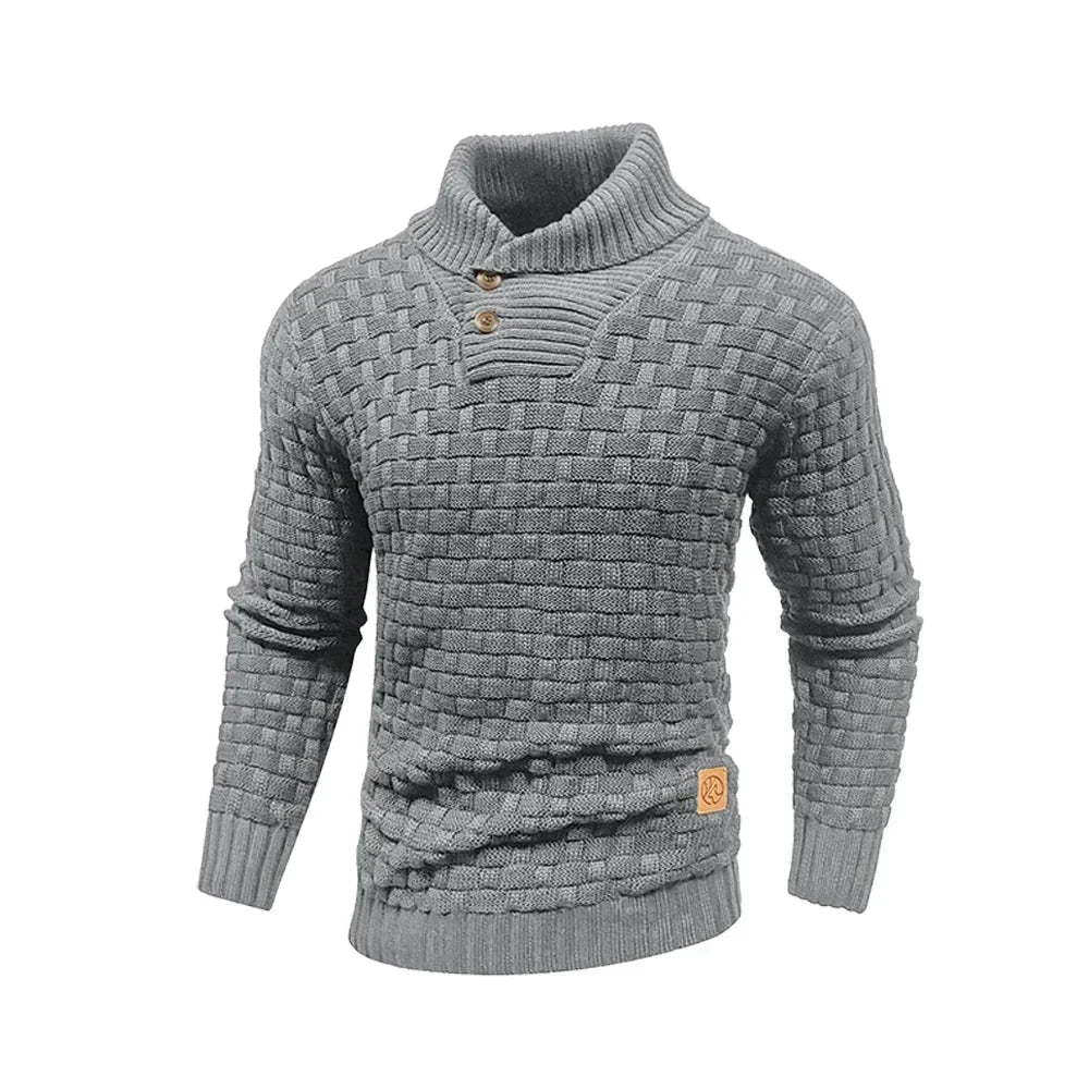 Men's Lined Jumper in Grey