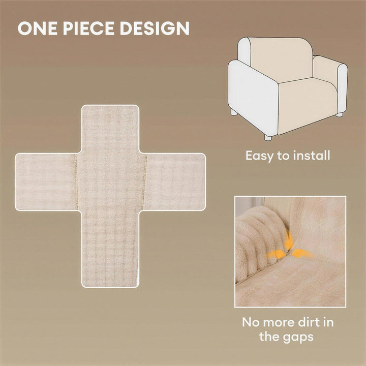 Water-resistant Fluffy Soft Furniture Protector Sectional Couch Cover-EverDry 7