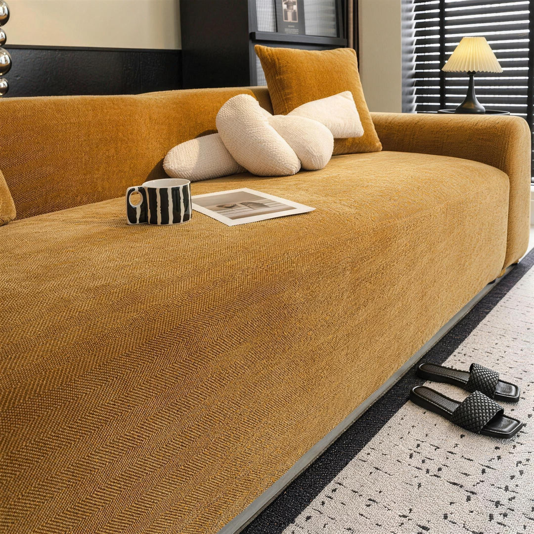 Herringbone Full Coverage Comfortable Scratch-Resistant Sofa Protection Magic Armchair Cover 9