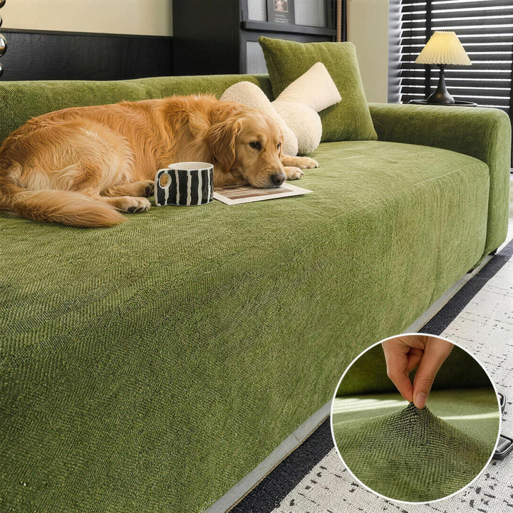Herringbone Full Coverage Comfortable Scratch-Resistant Sofa Protection Magic Armchair Cover 7