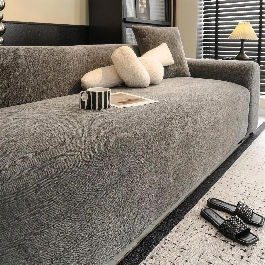 Herringbone Full Coverage Comfortable Scratch-Resistant Sofa Protection Magic Armchair Cover 8