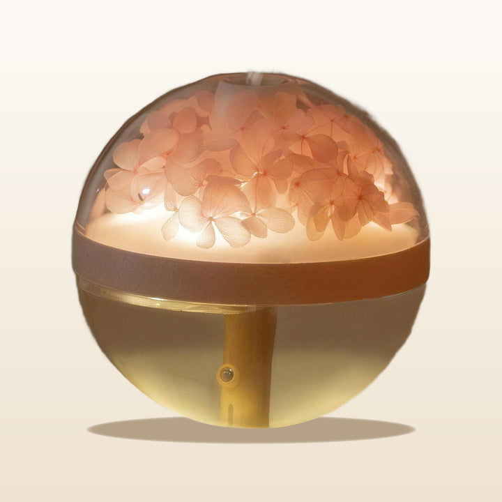 Colour changing mist maker humidifier with night light