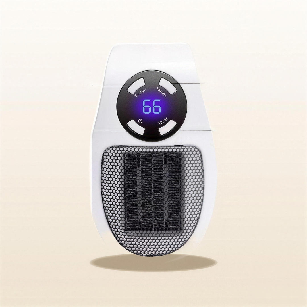 500W mini plug-in wall socket radiator with remote