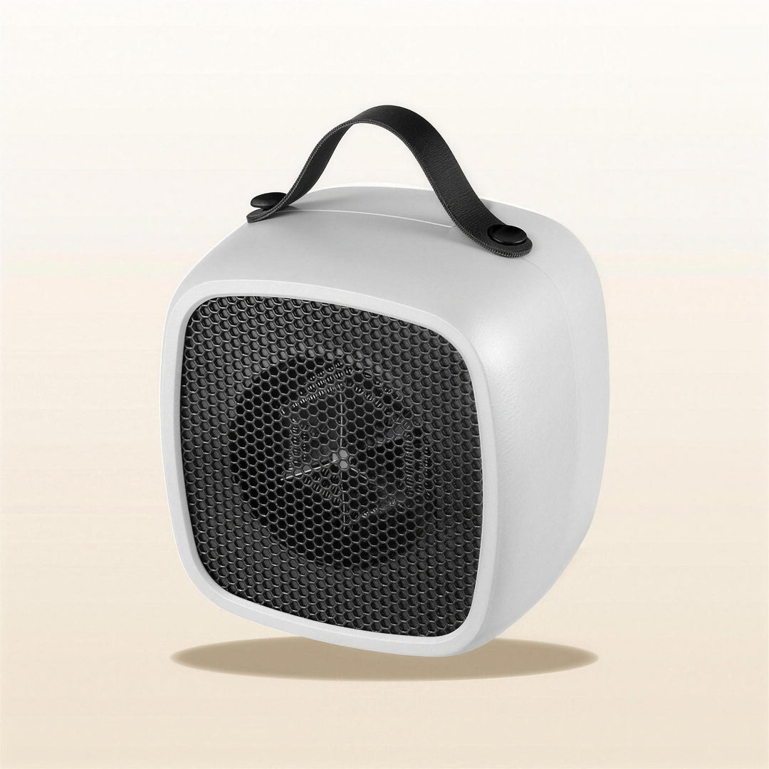 500W mini portable ceramic heater with carry handle