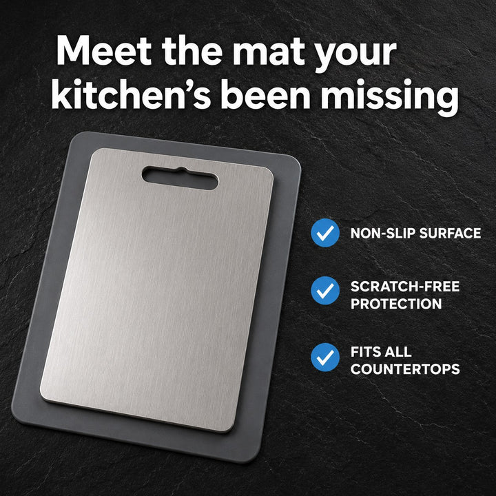Silicone Non-Slip Mat for Chopping Boards | Worktop Protector