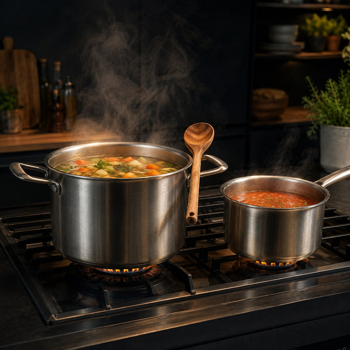Titanium Cooking Pot | Uncoated Non-Stick Saucepan