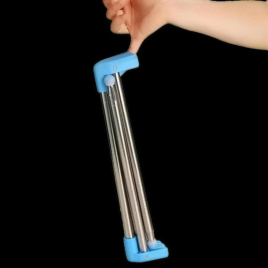 Telescopic Clothes Rail | Portable Folding Garment Rack for Drying and Storage