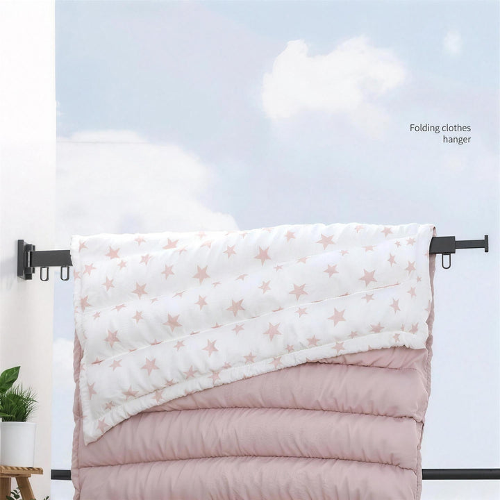 Corner Mounted Airer | Folding Aluminium Drying Rack for Corners and Alcoves