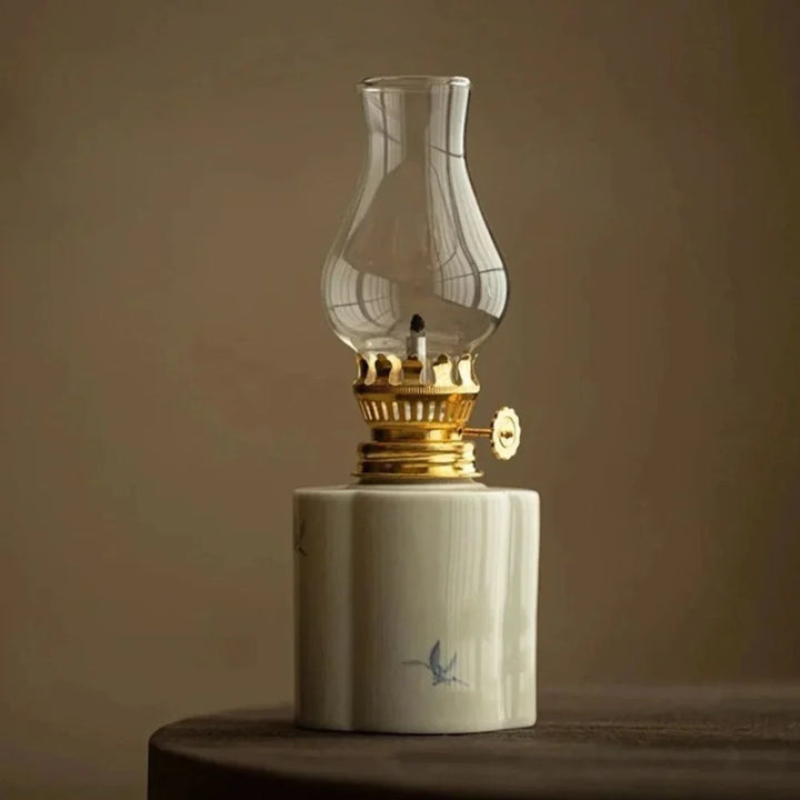 Oil Lantern | Artisan-Crafted Design, Adjustable Flame Control